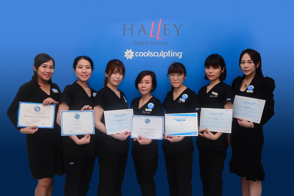 CoolSculpting Trained Therapists Halley Medical Aesthetics Singapore