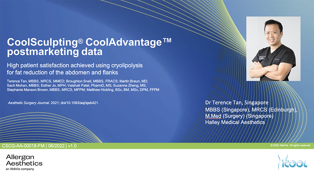 CoolSculpting Conference Presentation Dr. Terence Tan 