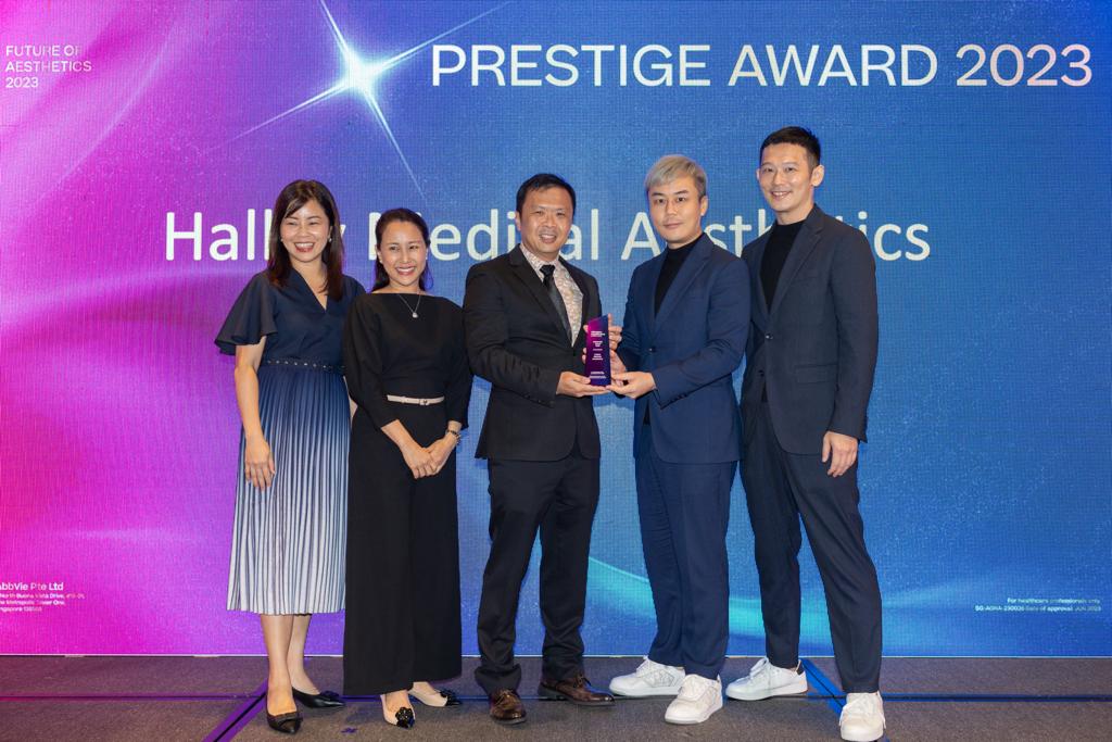 "Future of Aesthetics 2023" Singapore Halley Medical Aesthetics Awards Allergan Aesthetics Dr Terence Tan