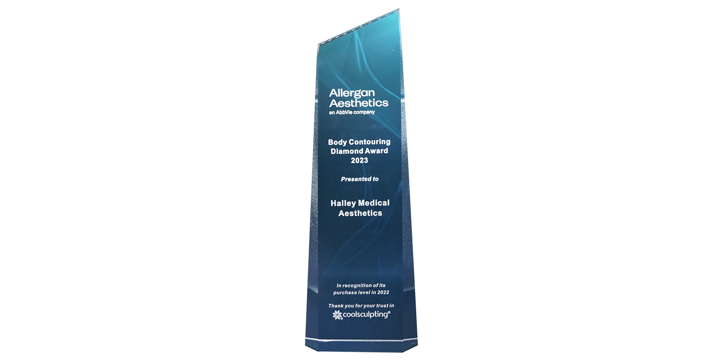 Body Contouring Diamond Award Halley Medical Aesthetics 2023